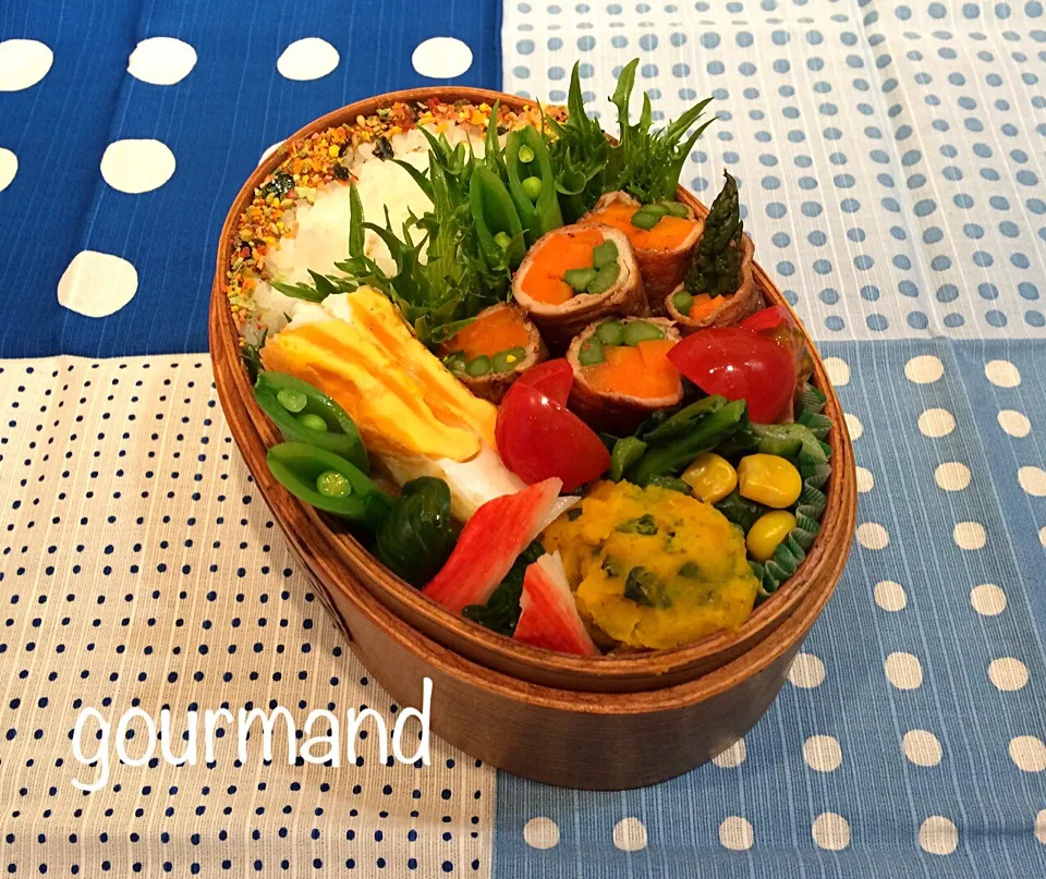 Snapdishの料理写真:2014.6.3 息子お弁当♪|プーティさん