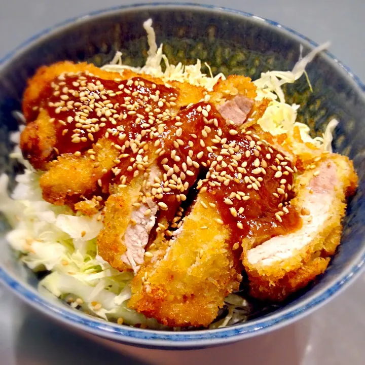 味噌カツ丼|ぺろたんさん