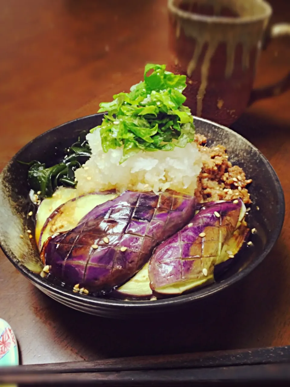 おろしそうめん 焼き茄子添え|omitsuさん