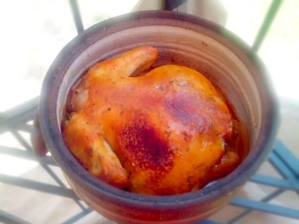 Puertorican Roasted Chicken in Brick Oven|Yari Gonzálezさん