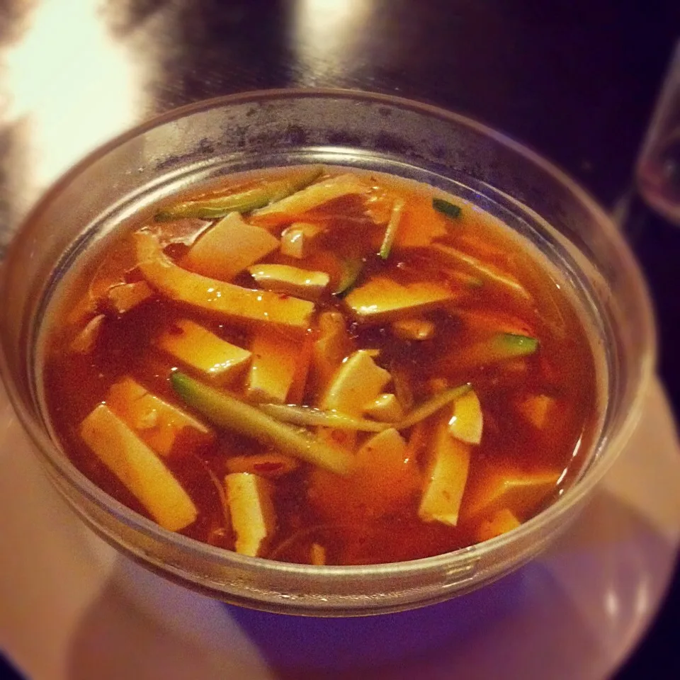 Hot sweet & sour tofu soup|Stefan Labuschagneさん