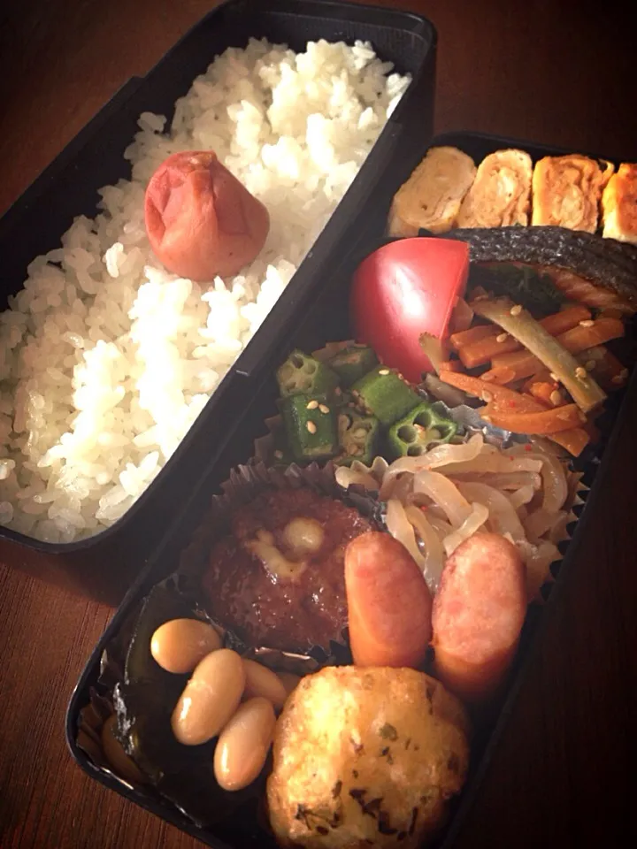 お弁当☻ちょっと、テンションの上がらない仕上がりになった😔|カイちゃん☆さん