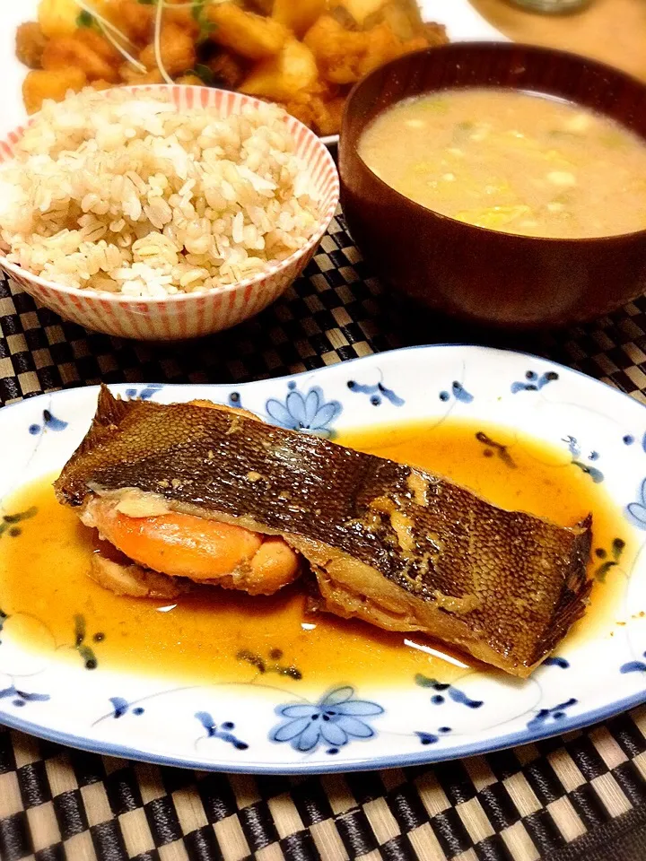 子持ち鰈の煮物|かずきっちんさん