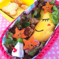 女の子弁当♪                                  うっちーちゃんの美肌薄焼き卵