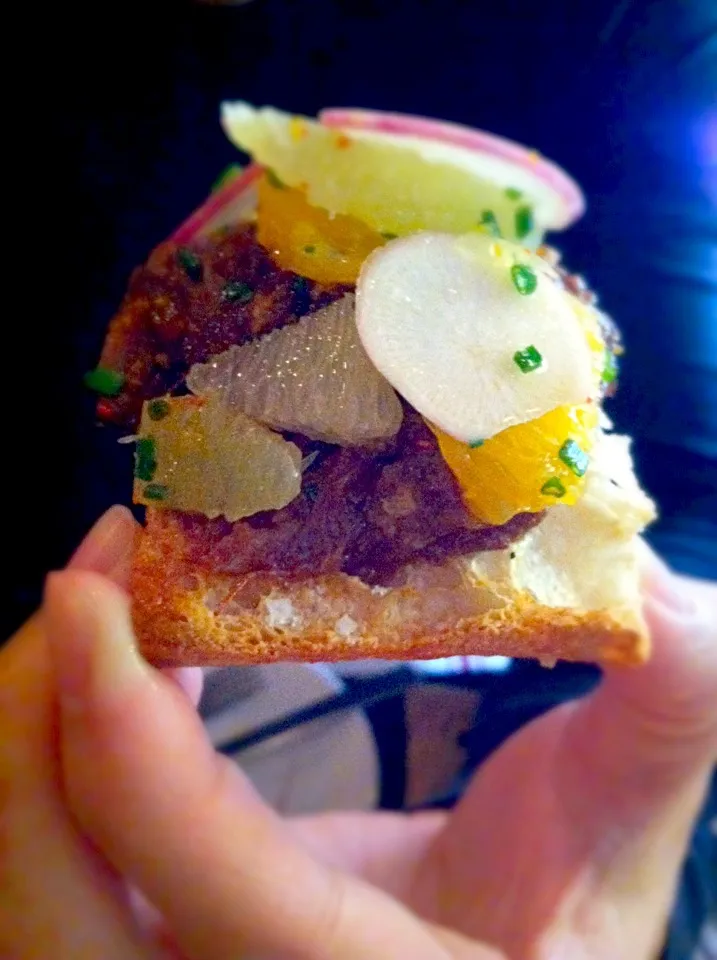 Slow cooked beef on baguette|Juliee ~ ジュリーさん