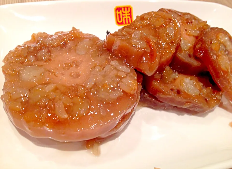 蜜汁酥藕 Lotus root filled with sticky rice in honey|Kinnara(｡･ω･)ﾉさん