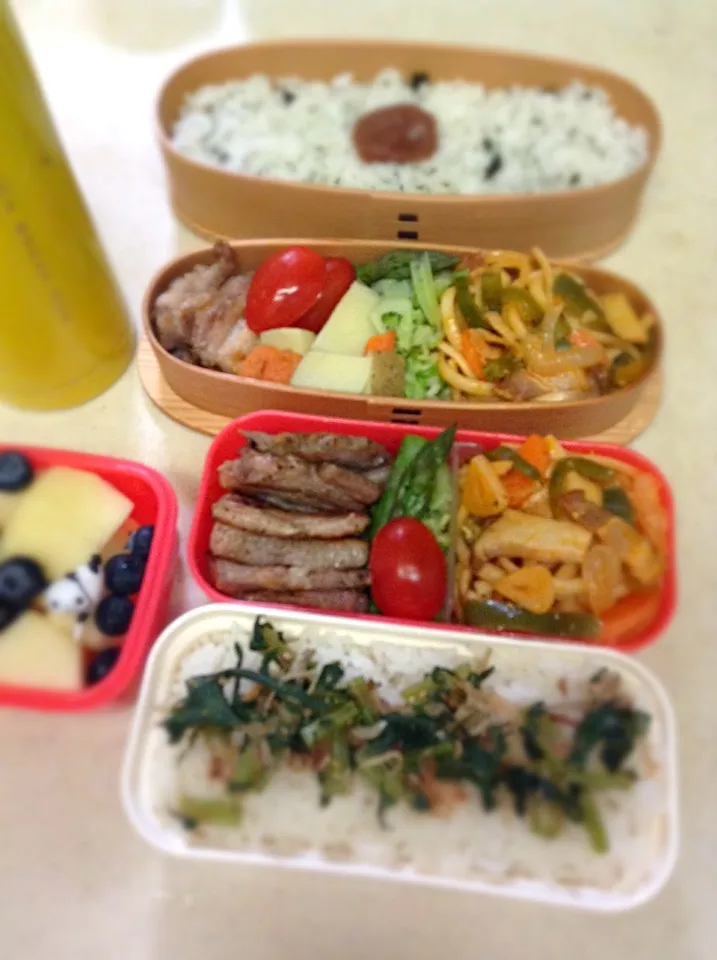 Today's lunch box. 塩豚！|hoppycowさん