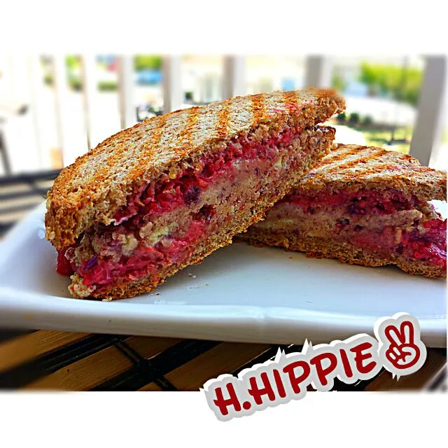 White Chocolate Raspberry "questbar" panini|cory harrisさん