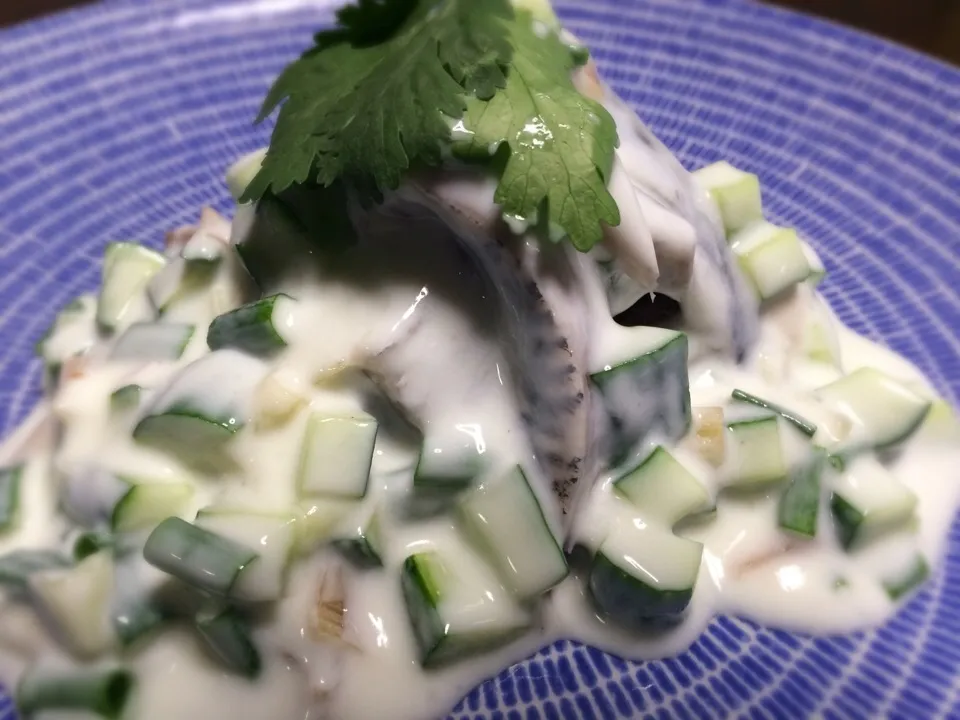 酢漬け鰯のライタ風|信澤太さん