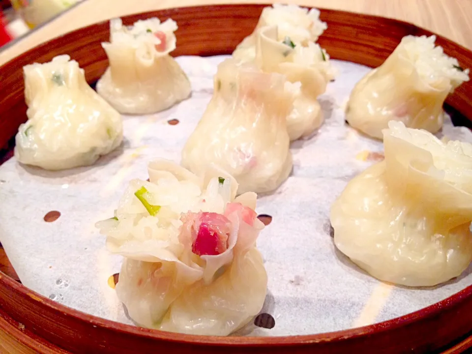 Snapdishの料理写真:咸肉烧卖 シュウマイ Steamed bacon dumplings|Kinnara(｡･ω･)ﾉさん