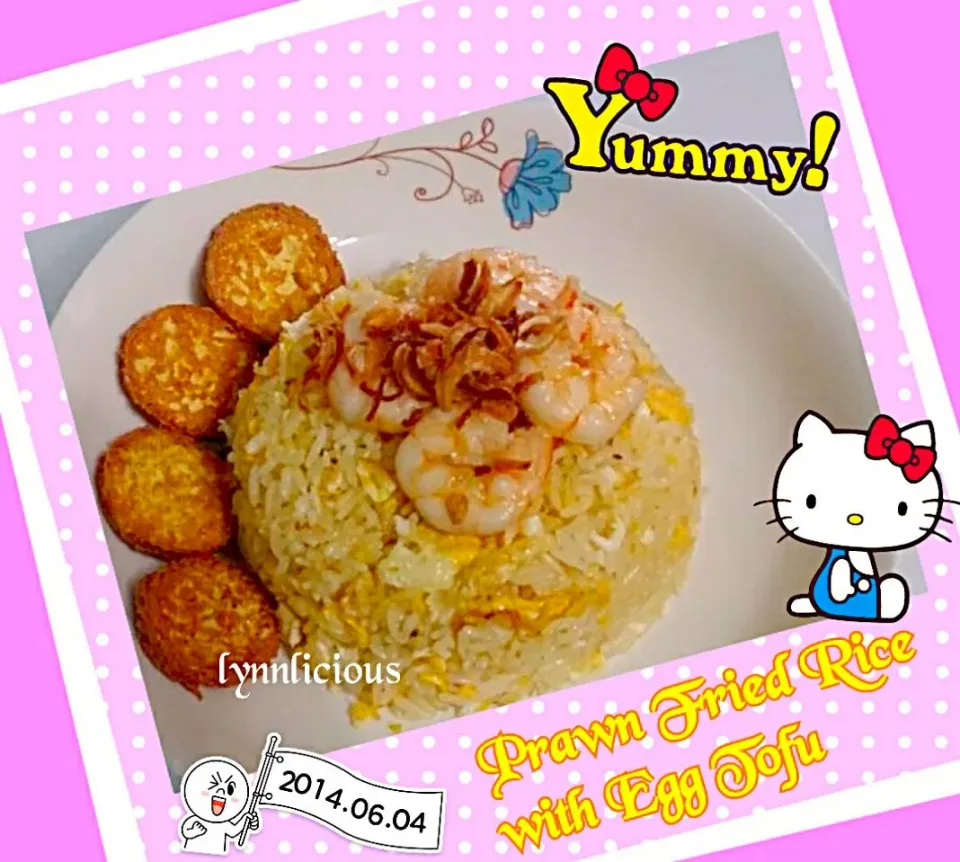 Prawn Fried Rice with Egg Tofu|🌷lynnlicious🌷さん