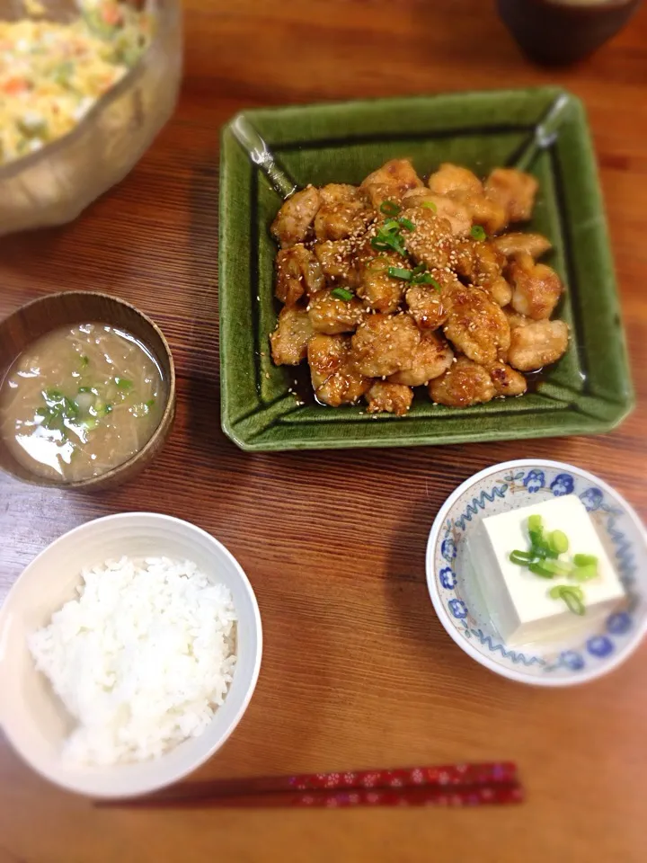 鶏肉の甘辛レモン風味|だんごむしさん