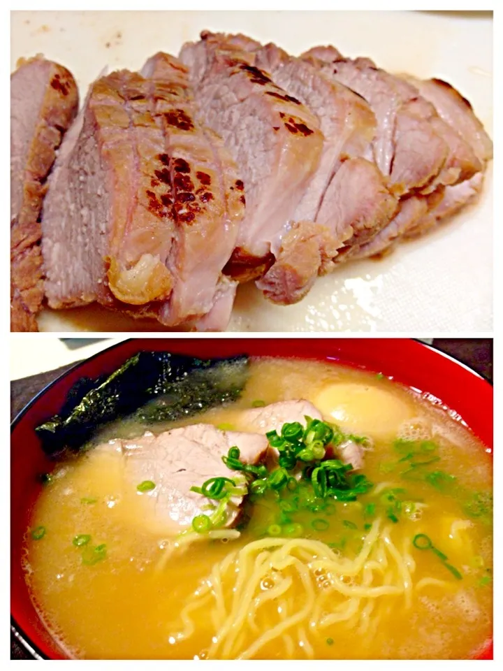 手作りチャーシュー(煮豚)でラーメン！！！|ひかるんさん