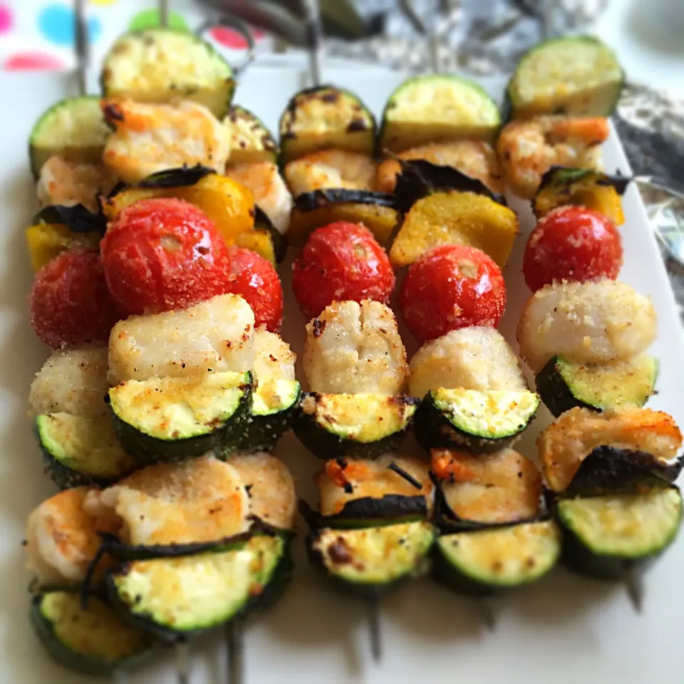 スピエディーニ   魚介と野菜の串焼き|オルソさん