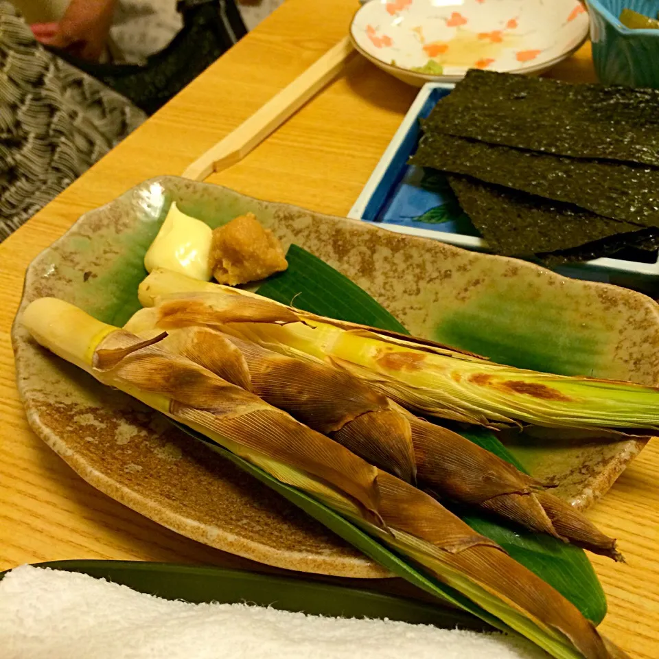 Snapdishの料理写真:今年初（＾∇＾）マヨ味噌七味で美味しい〜♡|しーさん