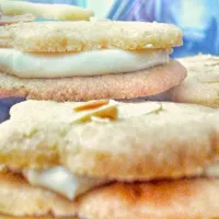 mandel cookies with Green tea cream|Eléonora Dさん