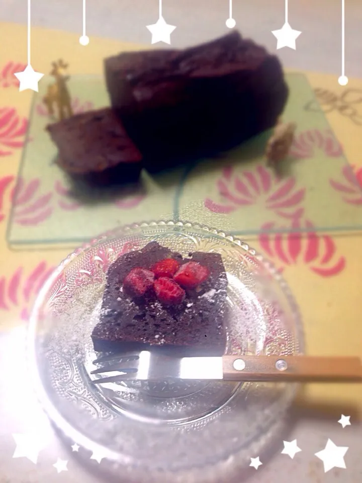 ひろりんさんの料理 濃厚バナナブラウニー♡|みーたんさん