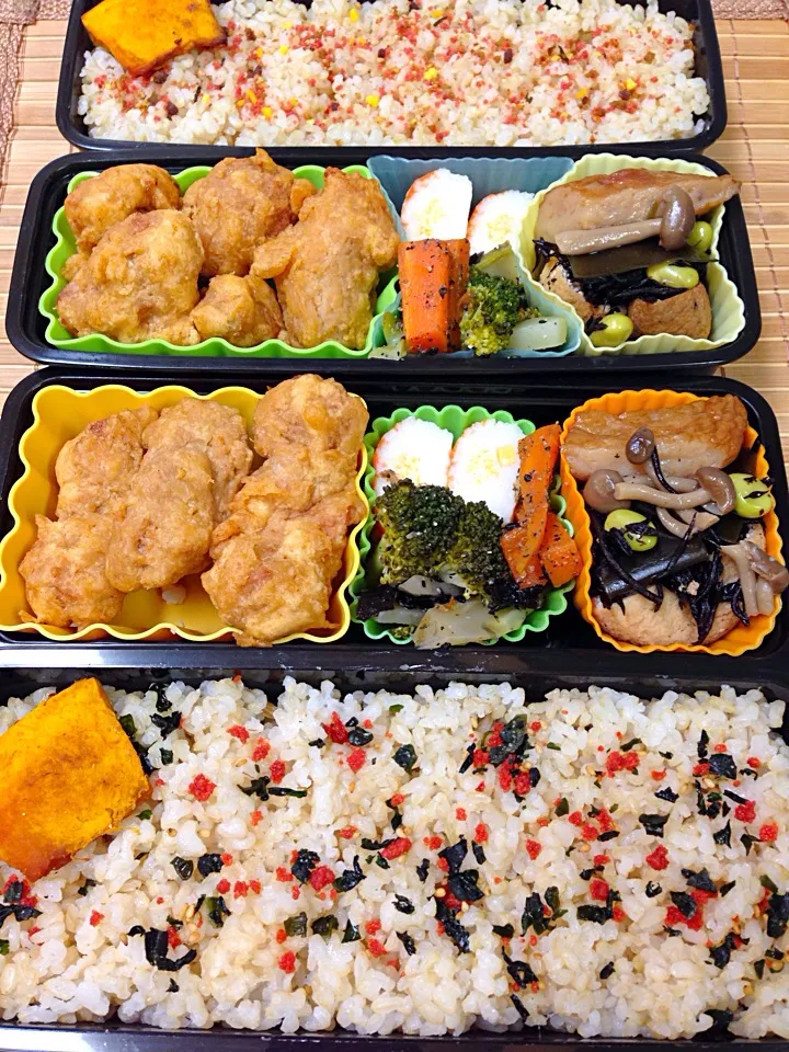 Snapdishの料理写真:旦那さん&息子のお弁当|きよさん