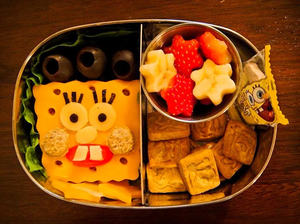 Snapdishの料理写真:Spongebob Bento|Ilanit V.さん