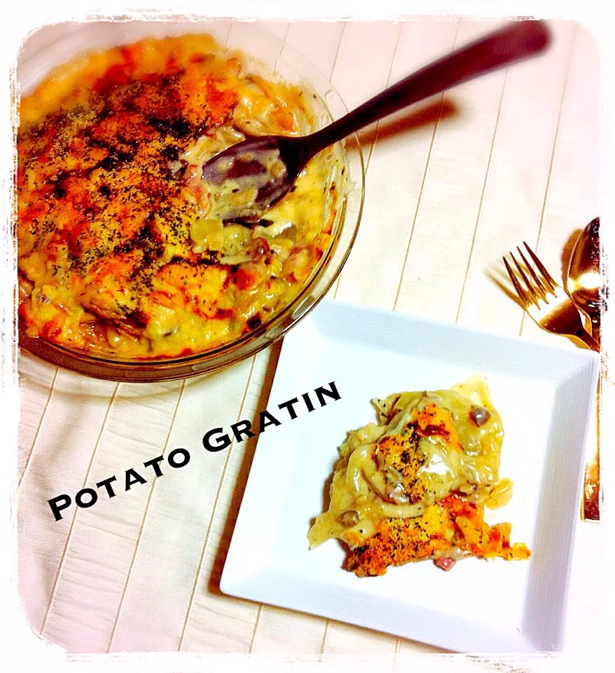 Snapdishの料理写真:Potato Gratin🍴🎶|welcomeizumiさん