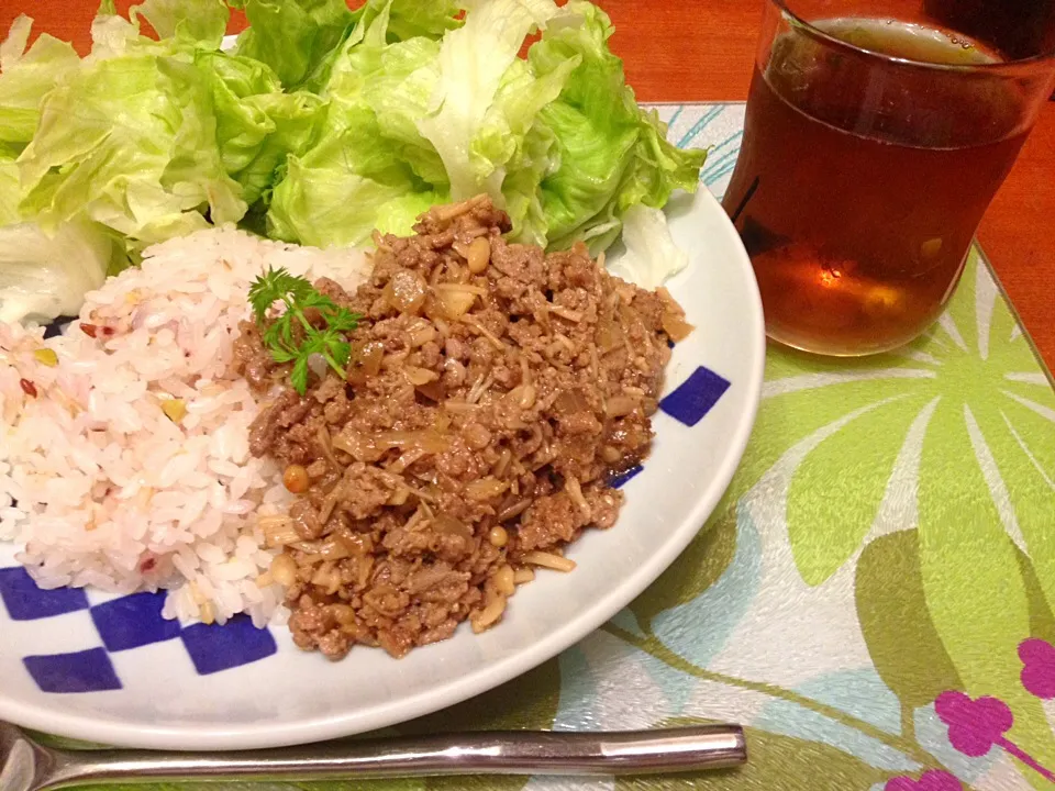 カンボジアンスパイスでそぼろ飯|えりさん