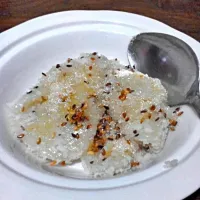 Sticky Rice Dumplings with coconut and toasted sesame seeds.|ruby ann concepcionさん