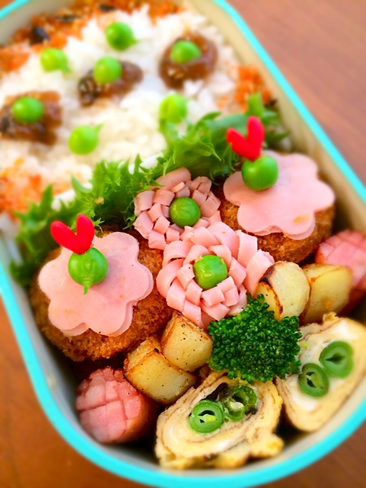 お花ハム お花ハムお弁当 You Snapdish スナップディッシュ Id Yurooa