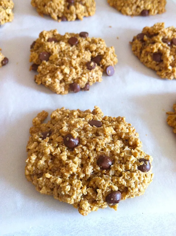 Snapdishの料理写真:Oatmeal Chocolate Chip Cookies|melissaさん