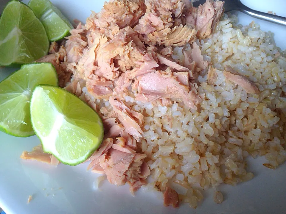 Quick healthy ... Brown rice with tuna|Ghazal Shakibさん