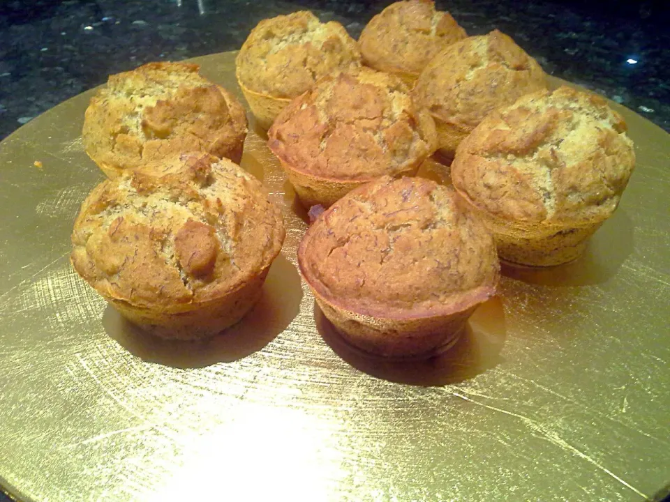 banana muffins a la vegan style|Resham Khianiさん