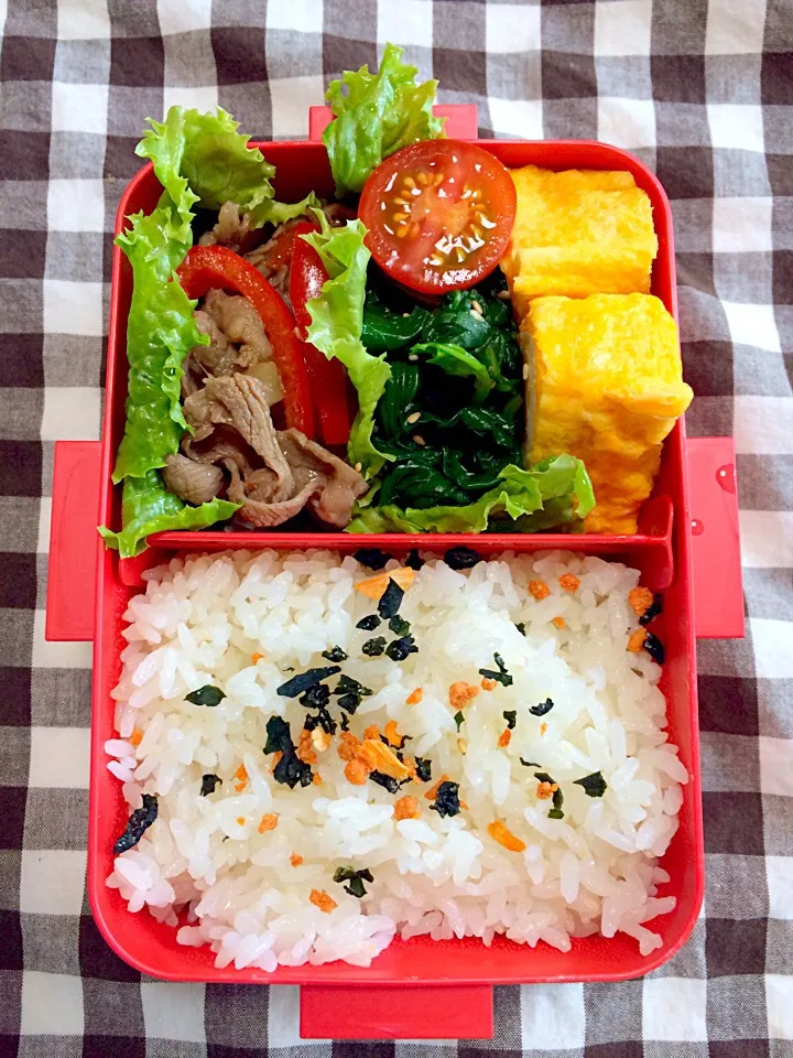 3色弁当✽(′ॢᵕ ‵ *ॢ)✽|まりぞぅさん