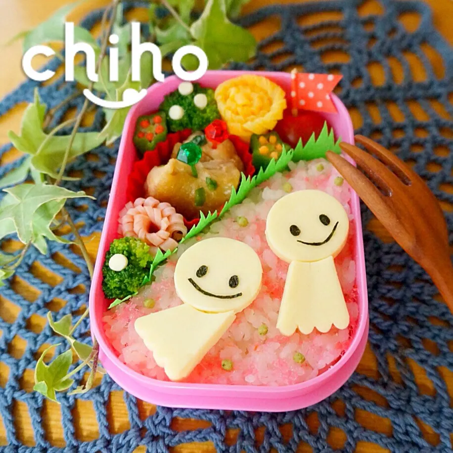 てるてる坊主弁当♡|chihoさん