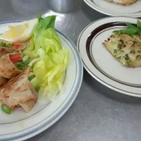 豚肉の、野菜巻き！と、さわらの、味噌焼きです(^_^)/料理教室で、作ったよヽ(^0^)ﾉ|やーこさん