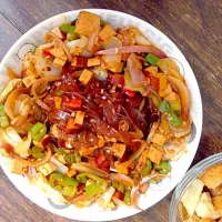 Sweet Spicy Rice Vermicelli fried with veggies|Stella Marciusさん