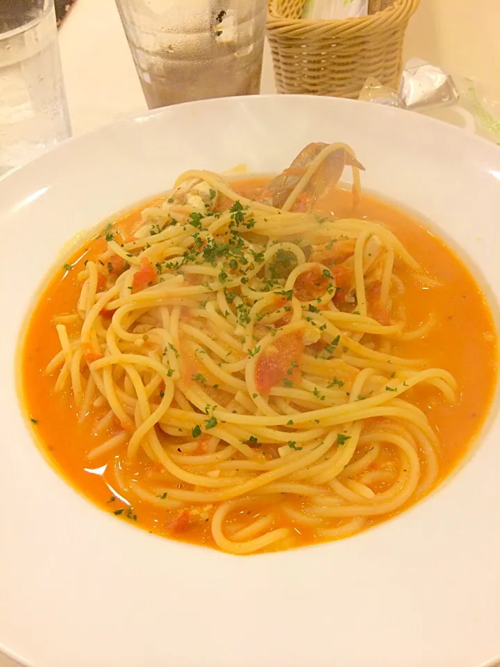 Snapdishの料理写真:渡り蟹のパスタ|渡邉薫さん