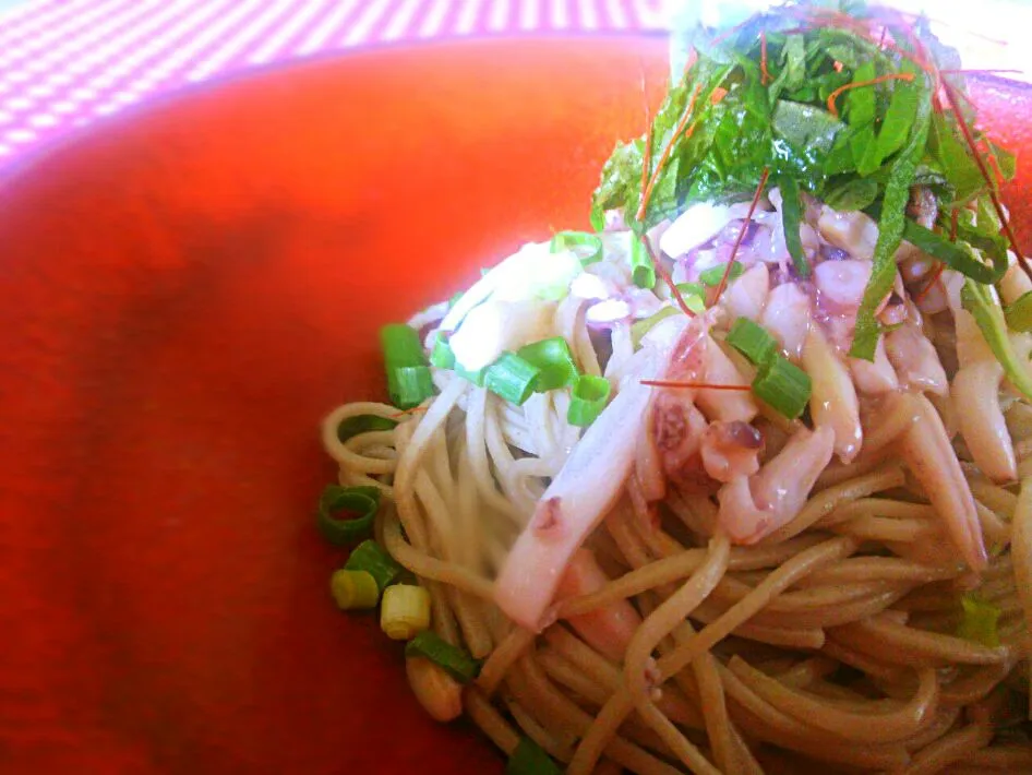 イカの塩辛で蕎麦パスタ!!|annaさん