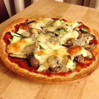 Snapdishの料理写真:Pizza with summer vegetables|Masayo Nさん