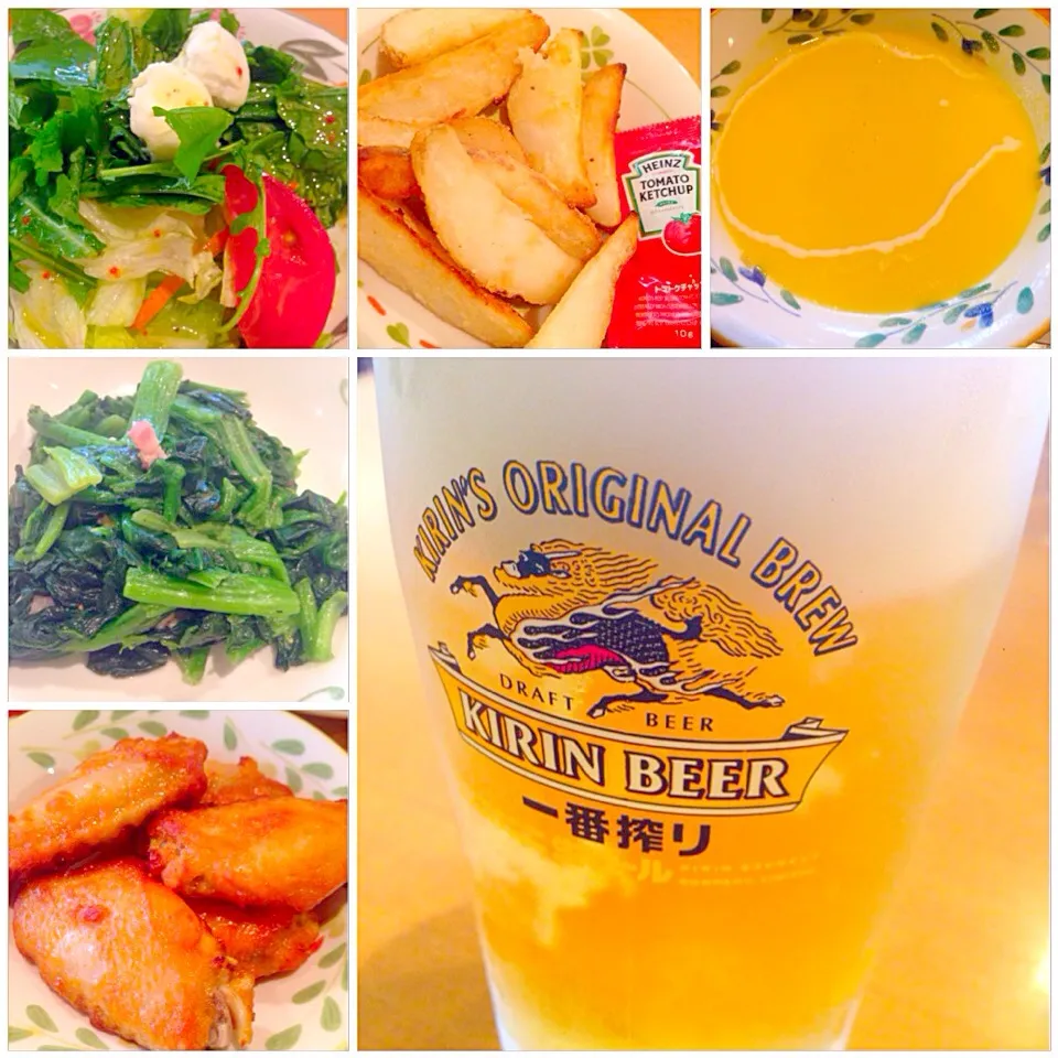 Snapdishの料理写真:Lunch of after fathers' visiting day 🍻父親参観日後のランチ|🌈Ami🍻さん