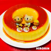 Snapdishの料理写真:くららちゃんの一気にできちゃうプリンケーキ☆