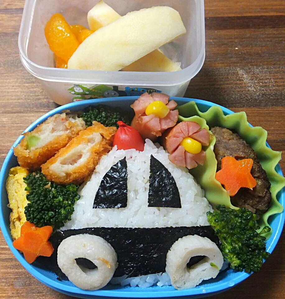 ちびさんのﾊﾟﾄｶｰ弁当|ちいぼうさん