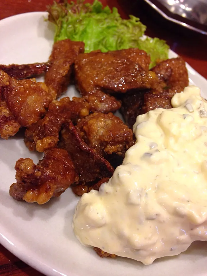 Fried liver with tartar sauce|Tetsuya Ogawaさん