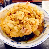 Snapdishの料理写真:天ぷらラーメン|Yutaka Sakamotoさん