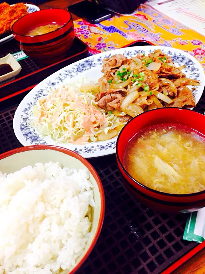 豚肉の生姜焼き定食（≧∇≦）|sampさん