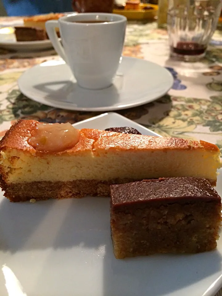 Greek cheesecake with mastic & Bajadere;)|aястасияさん