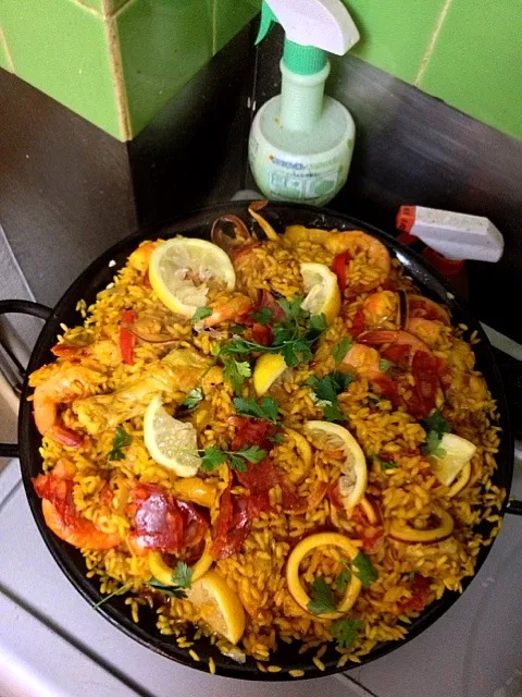 Homemade Valenciana Paella|el sushi de la manchaさん