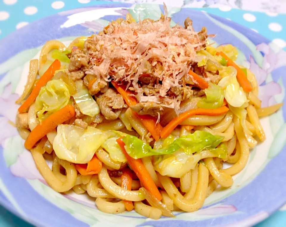 Stir fried udon noodles|Liezlさん