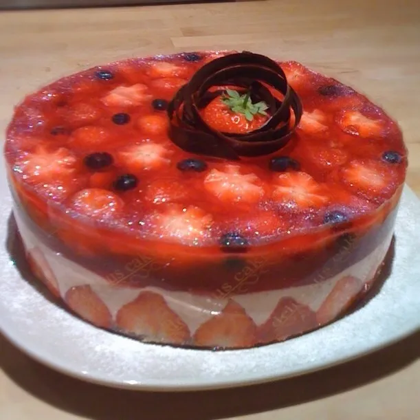 Homemade strawberry jelly cake|Carol Liさん