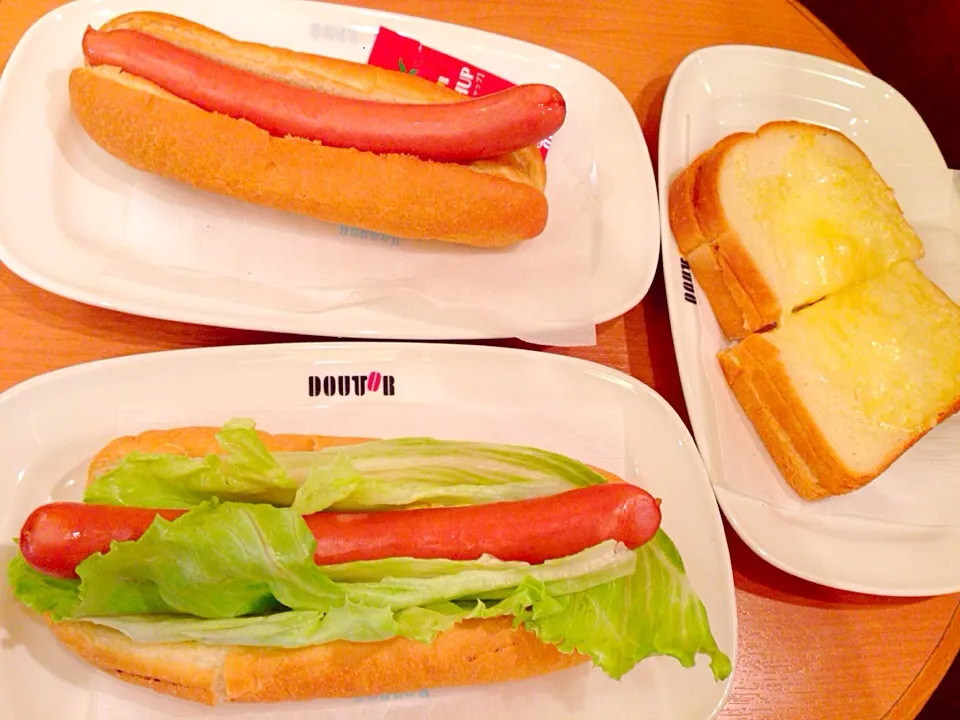 German hot dog･Lettuce hot dog･Croque monsieur♨ｼﾞｬｰﾏﾝﾄﾞｯｸ･ﾚﾀｽﾄﾞｯｸ･ｸﾛｯｸﾑｯｼｭ|🌈Ami🍻さん