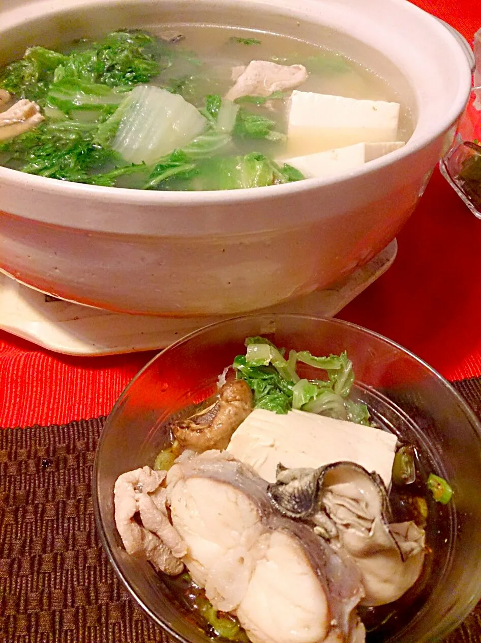 Mixed Stew (Seafood, vegetables cooked at the table)  
暑い時に、寄せ鍋！|cheese n' wineさん