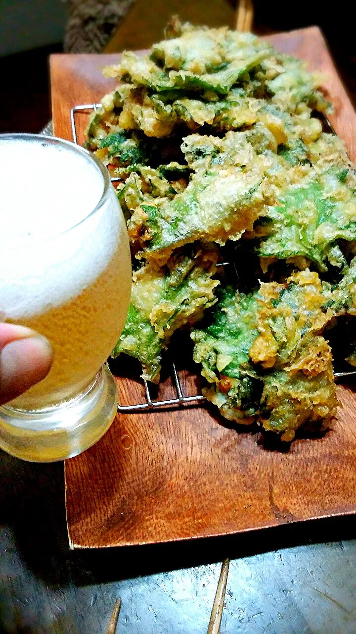sakurakoさんの青じそ餃子の天ぷら～🍺|いよこ🍻さん